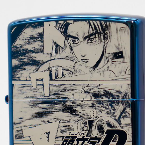 『頭文字D』「特別仕様ZIPPO 30周年記念モデル」ブルーチタン版