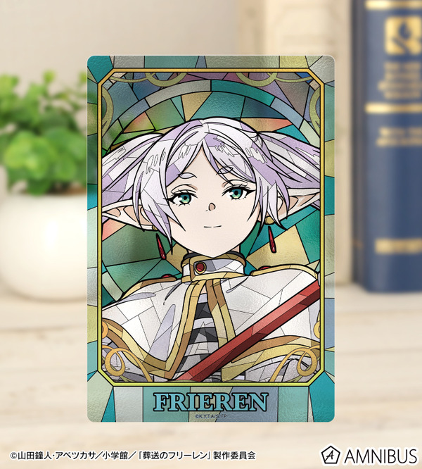 TVアニメ『葬送のフリーレン』トレーディング Aure Glass クリアカード　使用イメージ