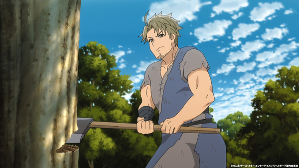 冬アニメ『ヘルモード ～やり込み好きのゲーマーは廃設定の異世界で無双する～』第1話「転生したら農奴だった」先行場面カット