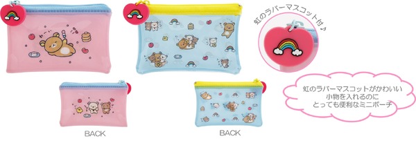 ミニポーチ（各880円※税込）：塩ビ製