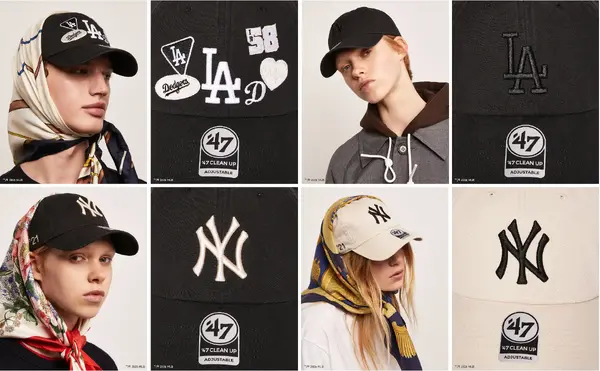 左上パッチ付きロサンゼルス・ドジャース(税込 ¥23,100)、その他アイテム(税込 ¥16,500)