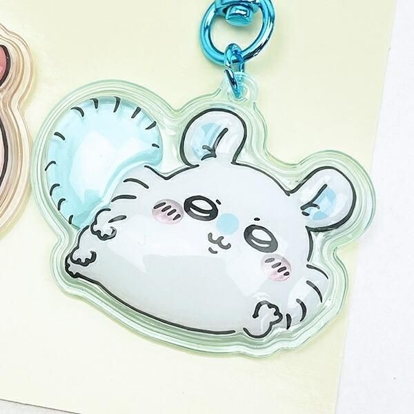 「ちいかわ ぷっくりったいペアキーホルダー」古本屋＆モモンガ