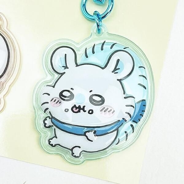 「ちいかわ ぷっくりったいペアキーホルダー」ちいかわ＆モモンガ