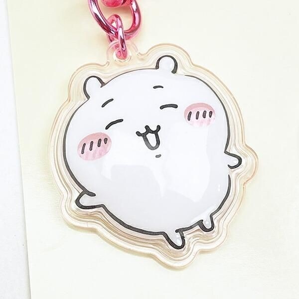 「ちいかわ ぷっくりったいペアキーホルダー」ちいかわ＆ハチワレ