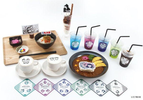 石ノ森萬画館「落第忍者乱太郎原画展」展望喫茶BLUE ZONEで限定コラボメニューを用意