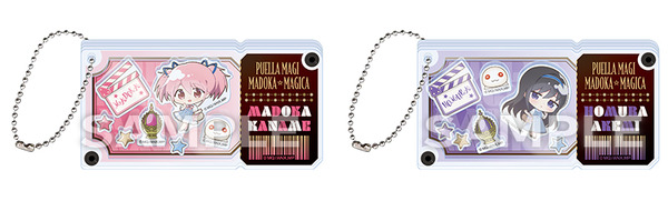 『魔法少女まどか☆マギカ』ローソンキャンペーン「チケット風アクリルキーホルダー付ムビチケコンビニ券」オリジナルグッズ