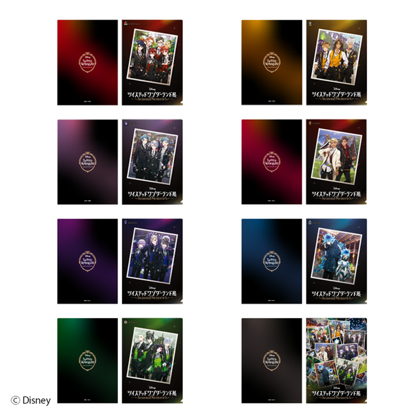 A4クリアファイル　全8種　各500円（税込）