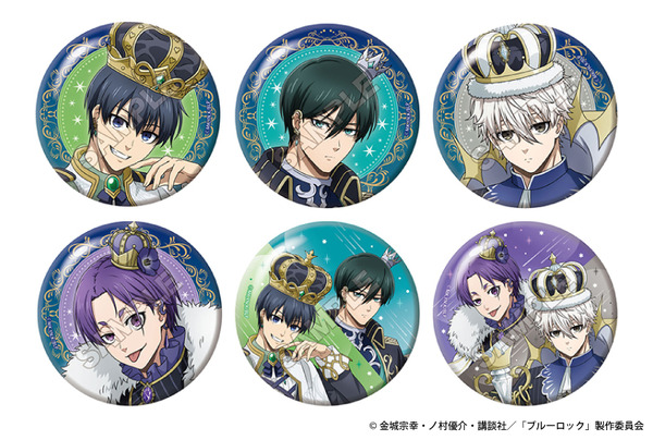 TVアニメ『ブルーロック』 インペリアルイースターエッグ メタリック缶バッジ（全6種）