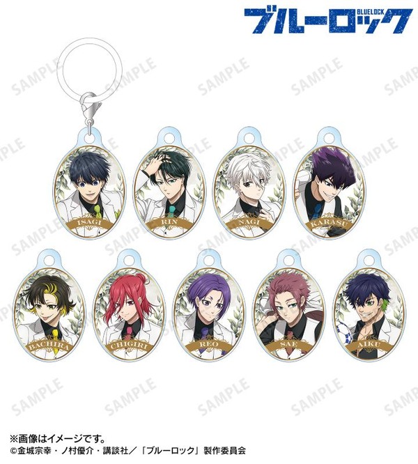 描き下ろし スーツモデルver. 第2弾 トレーディング目印ミニアクリルチャーム