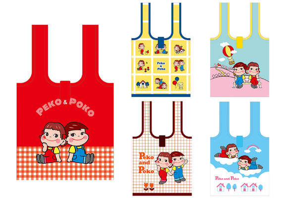 「ペコちゃんレトロモダンエコバッグ」＜全5種ランダム＞