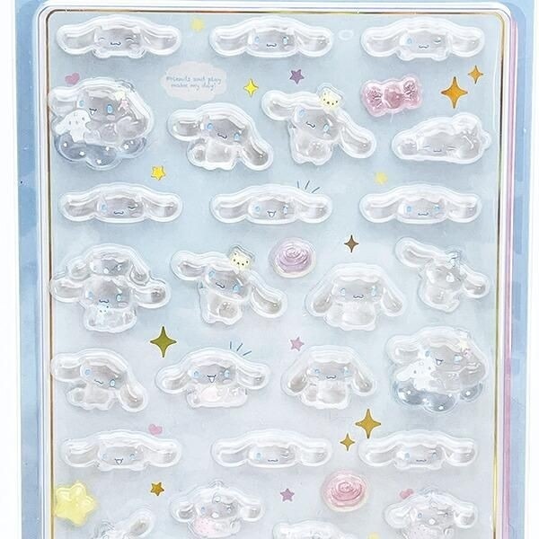 サンリオの透明感あるボンボンドロップシール