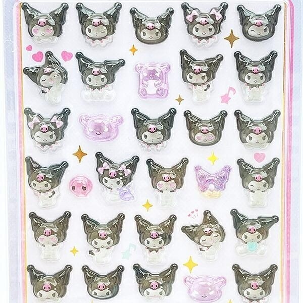 サンリオの透明感あるボンボンドロップシール