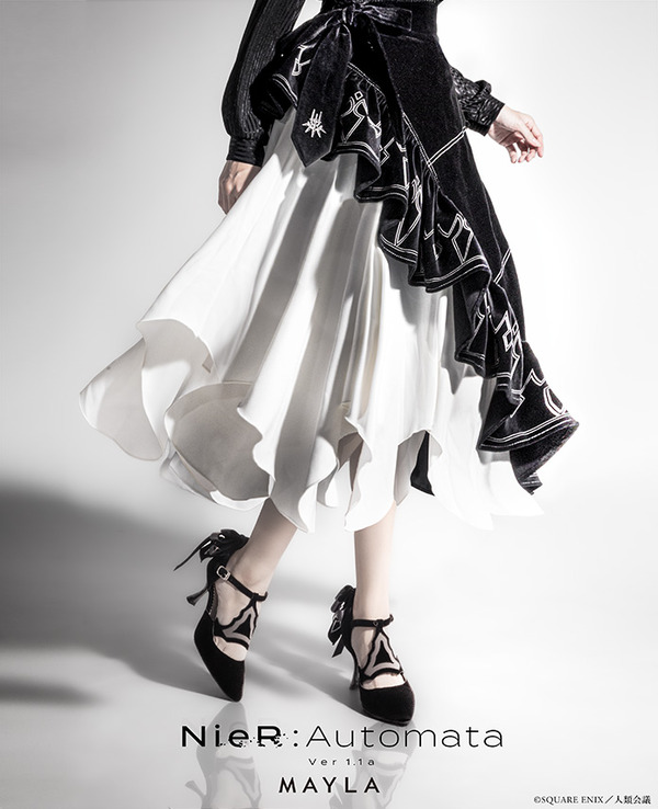 「ニーア オートマタ Ver1.1a 2B アイコニック スカート」クルーエル ブラック