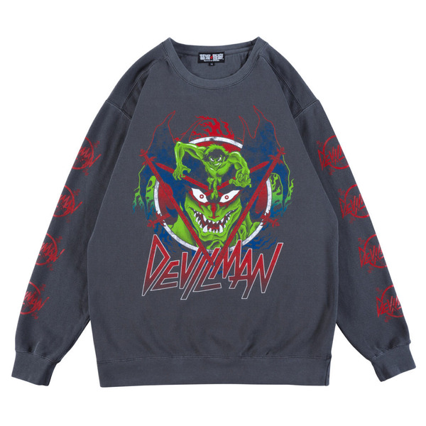 DEVILMAN クルーネックスウェット／12,100円(税込)