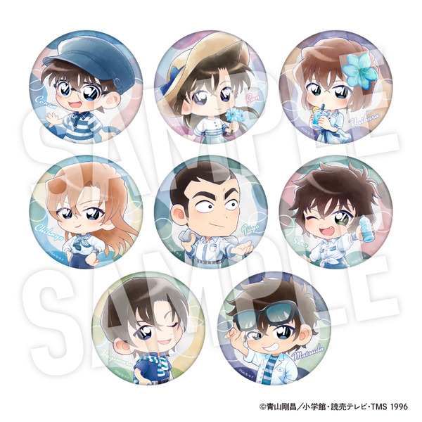 TVアニメ『名探偵コナン』トレーディング缶バッジ Seasideデフォルメ（全8種）