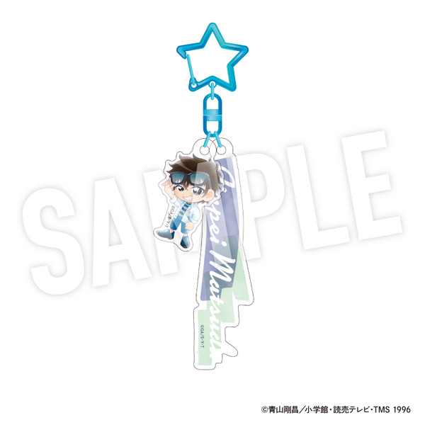TVアニメ『名探偵コナン』2連アクリルネームチャーム Seasideデフォルメ（松田陣平）