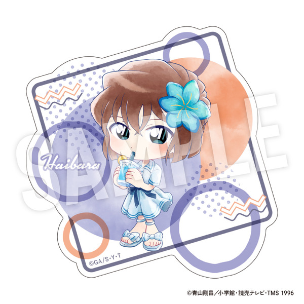 TVアニメ『名探偵コナン』ダイカットクリアステッカー Seasideデフォルメ（灰原哀）