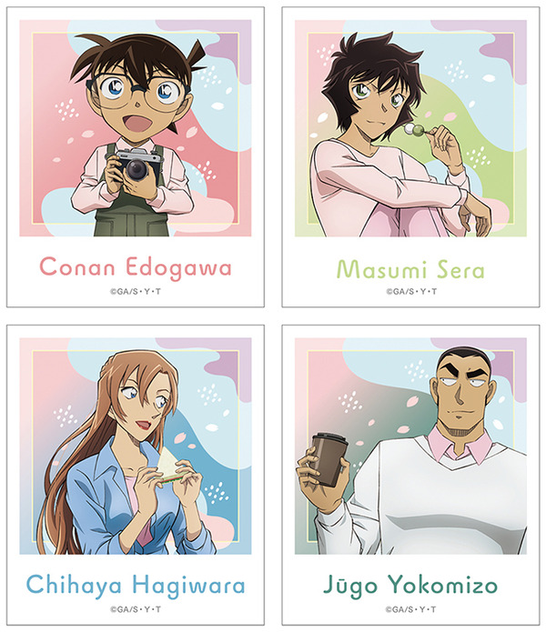 アニメ『名探偵コナン』ステッカー／お花見（全4種）