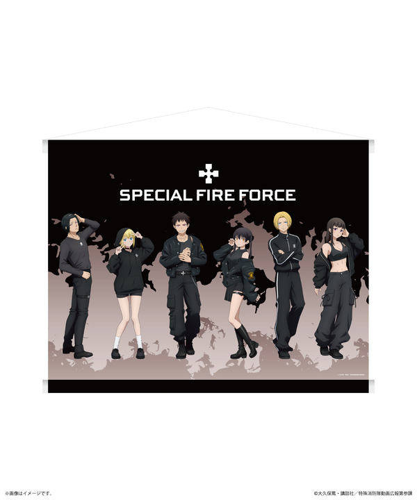 TVアニメ『炎炎ノ消防隊 参ノ章』BLACK COLLECTION by ZOZOTOWN タペストリー
