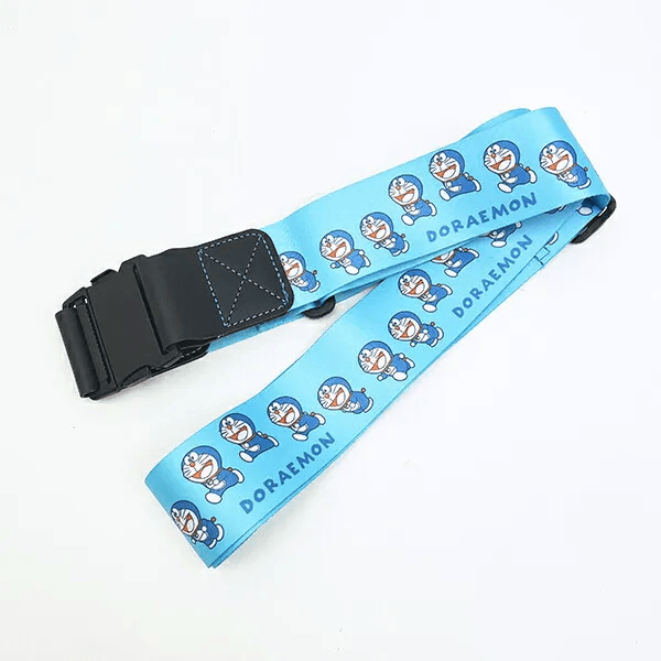 パーフェクトワールドトーキョー「ドラえもん スーツケースベルト（ブルー）トラベル」