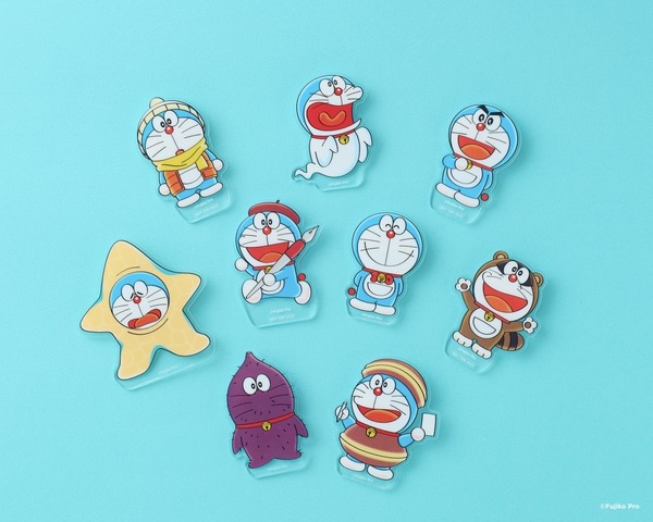 「100％ドラえもん＆フレンズin東京」非売品アクリルピン（全9種・ランダム配布）