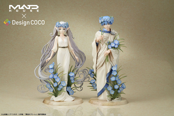 「マッドハウス × デザインココ 葬送のフリーレン フリーレン&ヒンメル - Art Nouveau Style - 1/7スケールフィギュア」
