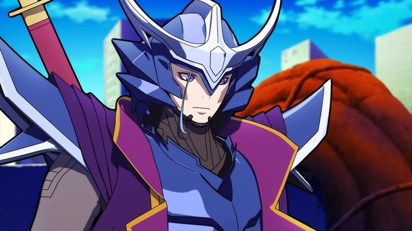 冬アニメ『鎧真伝サムライトルーパー』第4話「魂伐闘」先行場面カット