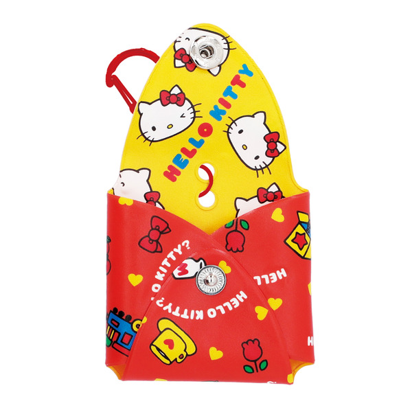 「サンリオキャラクターズ み～つけた！ミニスクエアケースキーホルダー」ハローキティ