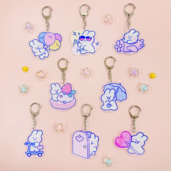 トレーディングアクリルキーホルダー<8>　各825円【ランダム商品・全8種】