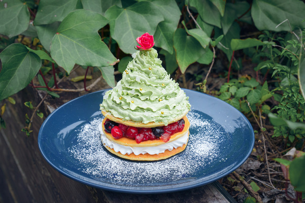 ムーミンたちのクリスマスツリーパンケーキ