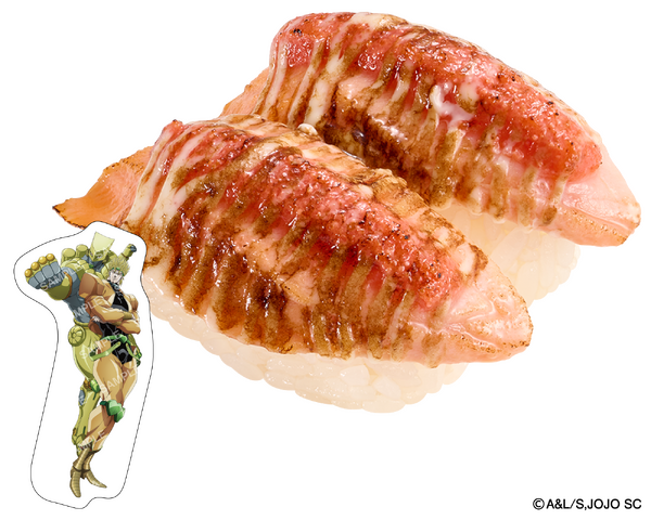 ジョジョの奇妙な冒険コラボ限定ピック付き サーモン明太子マヨ炙り