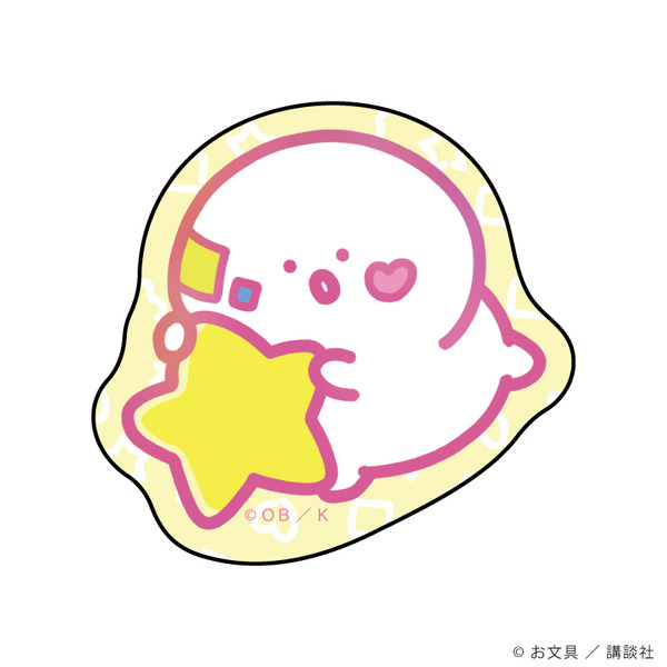 ダイカットスマホステッカー（全6種）価格：各550円（税込）（C）お文具 ／ 講談社