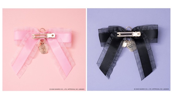 SAMANTHAVEGA「マイメロディ」2wayバッグチャーム（左）、「クロミ」2wayリボンバッグチャーム