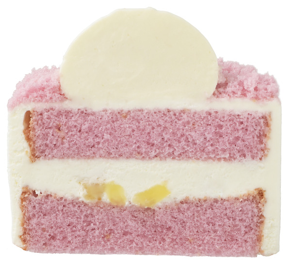 銀座コージーコーナー「ハローキティのアップルケーキ」断面イメージ