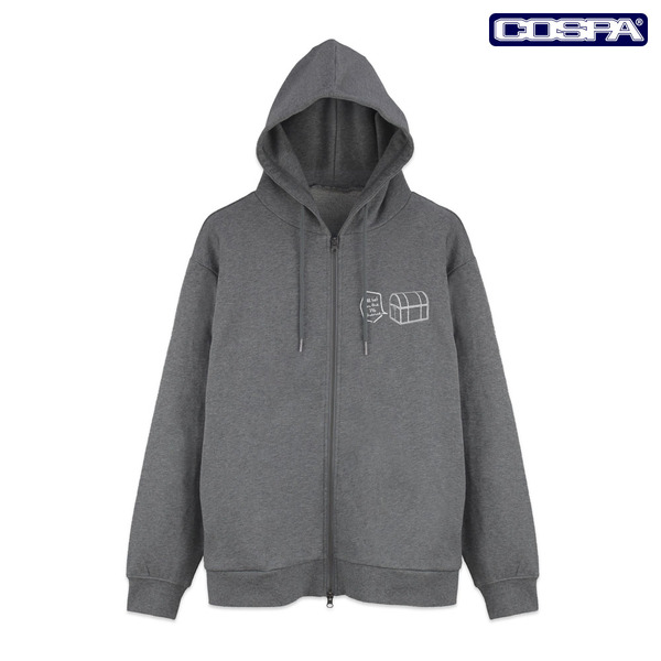 TVアニメ『葬送のフリーレン』ミミックに食べられるフリーレン ジップパーカー（MIX GRAY）