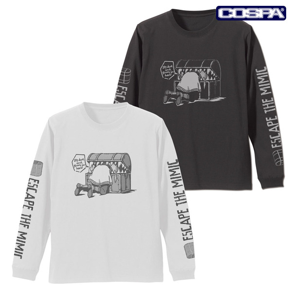 TVアニメ『葬送のフリーレン』ミミックとピンチのフリーレン 袖リブロングスリーブTシャツ（全2色　WHITE/SUMI）