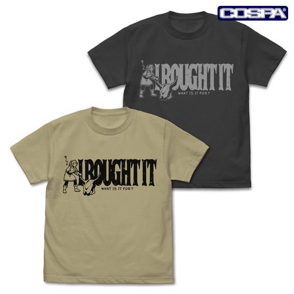 TVアニメ『葬送のフリーレン』フリーレン「買っちゃった」Tシャツ（全2色　SAND KHAKI/SUMI）