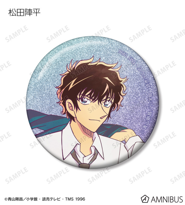 TVアニメ『名探偵コナン』トレーディング Ani-Art 第10弾 グリッター缶バッジ（松田陣平）