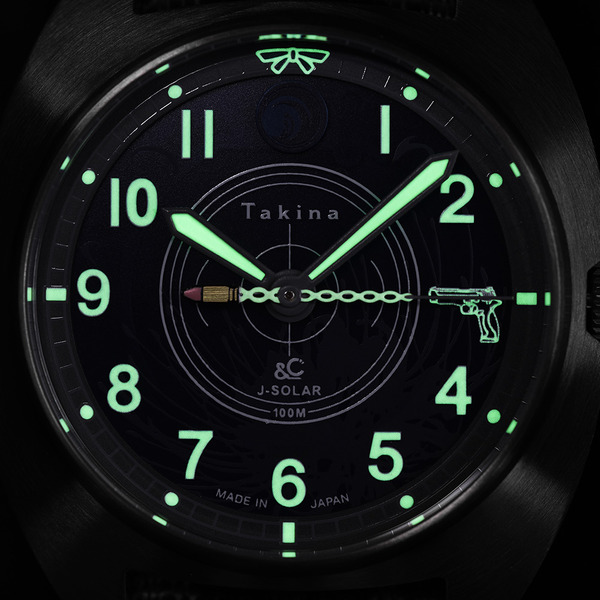 「リコリス・リコイル × KENTEX コラボウォッチ」井ノ上たきなモデル