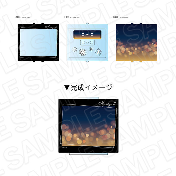 「ハイキュー!!×よこはまコスモワールド・YOKOHAMA AIR CABIN」アクリルフレーム コスモワールド ver.