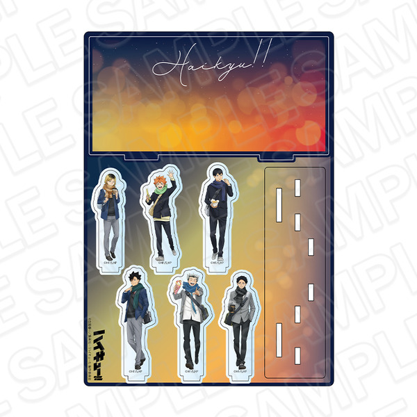 「ハイキュー!!×よこはまコスモワールド・YOKOHAMA AIR CABIN」アクリルジオラマ コスモワールド ver.