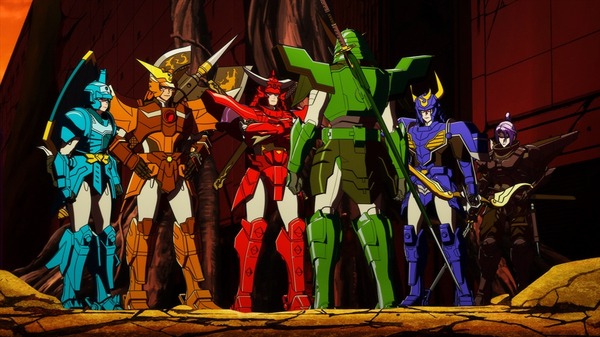 『鎧伝サムライトルーパー』第5話「刺怒根主」先行場面カット