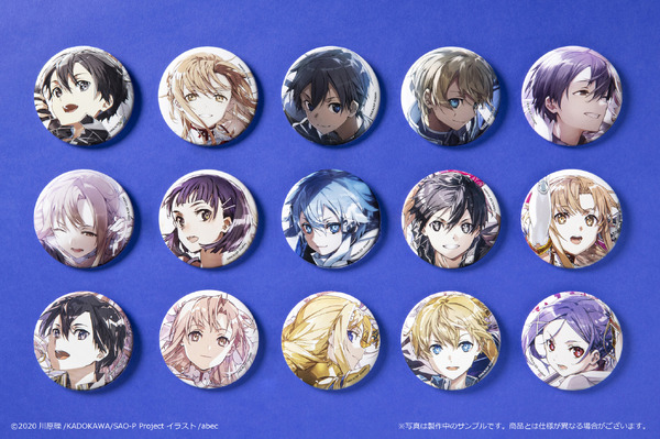 D賞：缶バッジ（全15種）