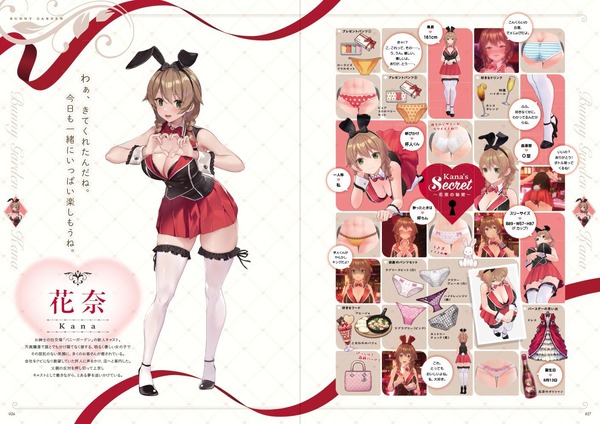 『バニーガーデン＆へべれけ ばにーがーでん 公式ビジュアルファンブック』※サンプル画像は制作中のものです。