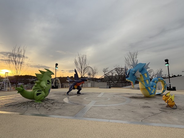 夕暮れ、最後のバトルを見守りました