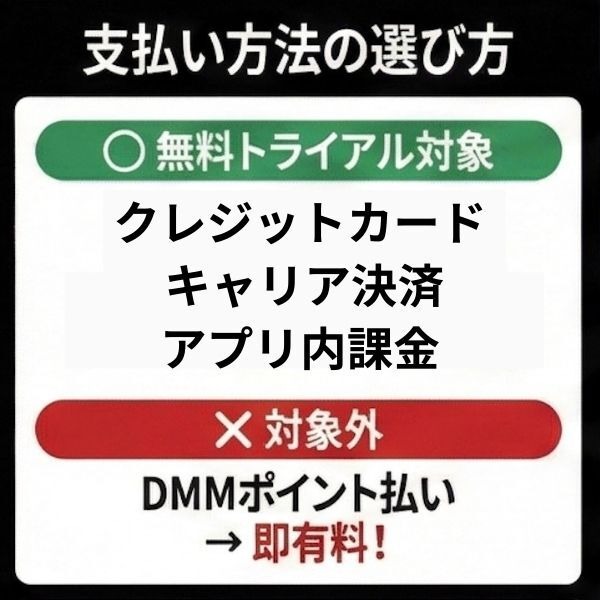 DMM TV 支払い方法の選び方