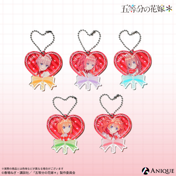 TVスペシャルアニメ『五等分の花嫁＊』【告白！ガーリーバレンタイン】アクリルキーホルダー（全5種）