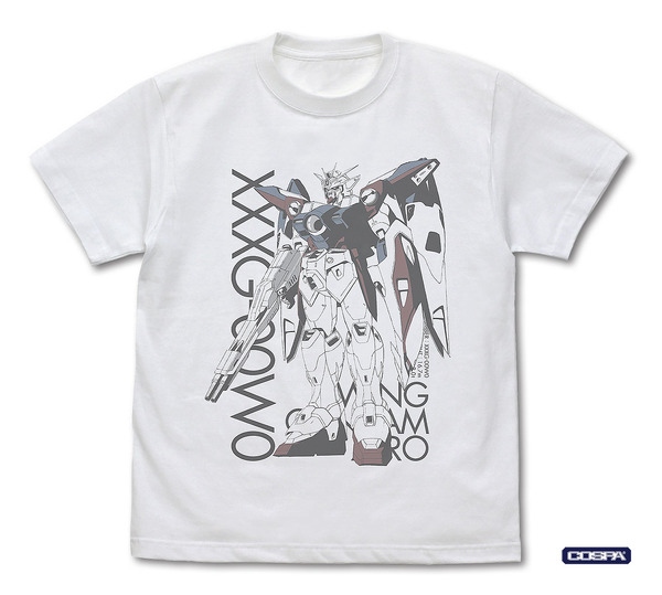 TVアニメ『新機動戦記ガンダムW』XXXG-00W0 ウイングガンダムゼロ Tシャツ（WHITE）