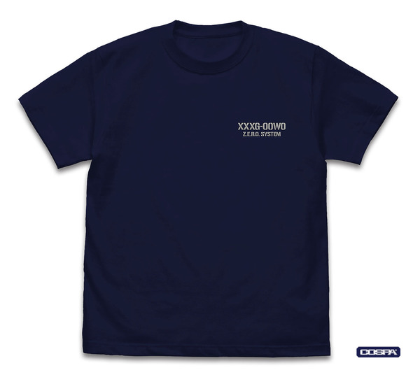 TVアニメ『新機動戦記ガンダムW』ウイングガンダムゼロ（EW）Tシャツ（NAVY）