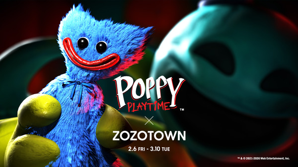 ホラーゲームシリーズ『Poppy Playtime』とZOZOTOWNがコラボレーション